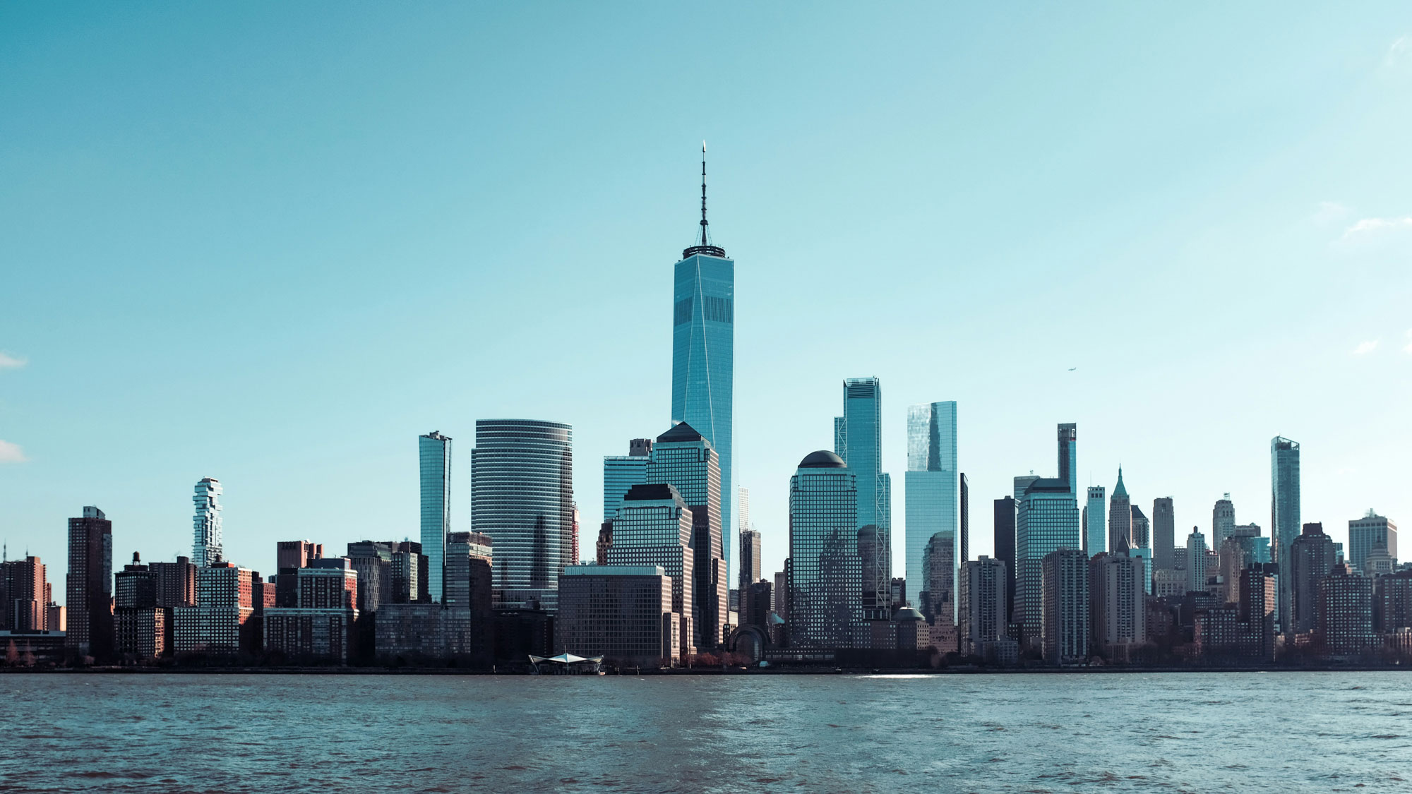 downtown NYC skyline
